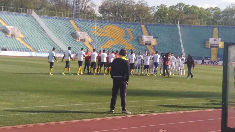 Пожарна охрана на футболен мач - Славия - Ботев (Пловдив) - 22.04.2017 г.