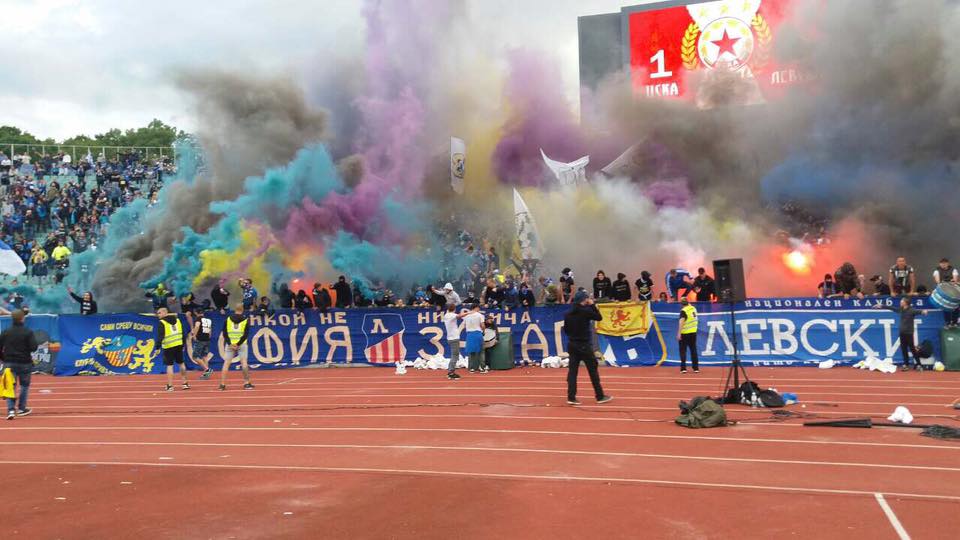 Пожарна Охрана на футболен мач ЦСКА - Левски - 28.05.2017 г.
