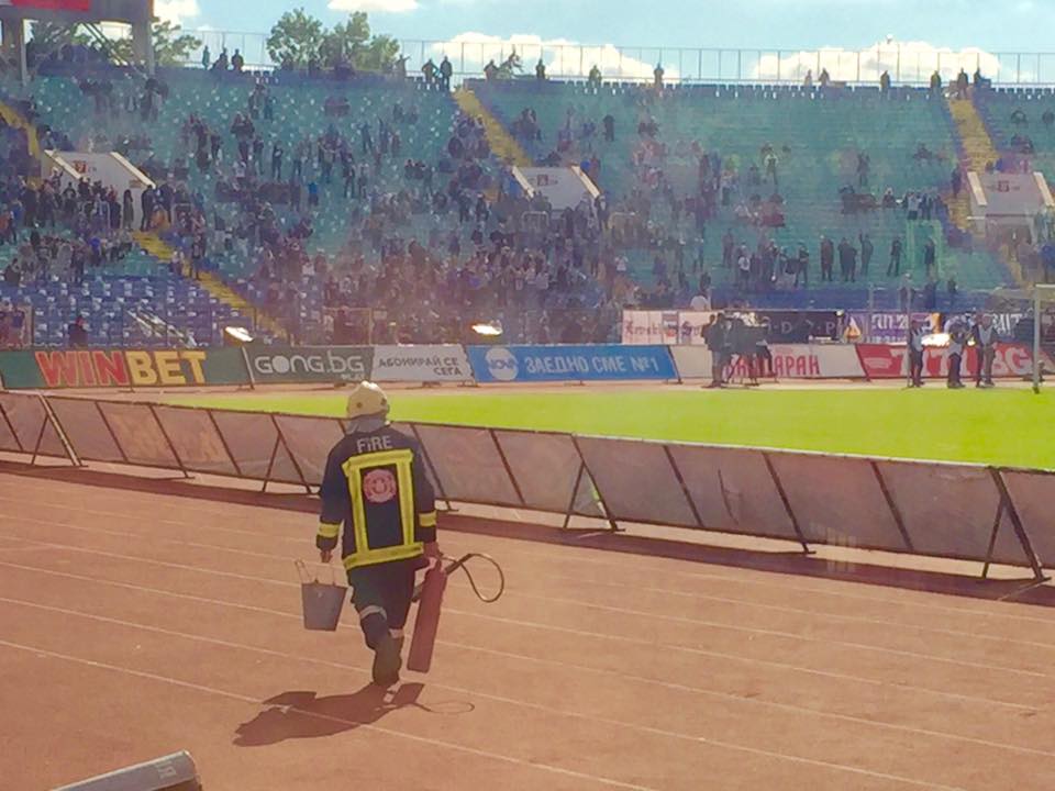 Пожарна Охрана на футболен мач ЦСКА - Левски - 28.05.2017 г.