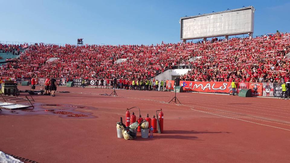 Пожарна Охрана на футболен мач ЦСКА - Лудогорец - 05.05.2018 г.