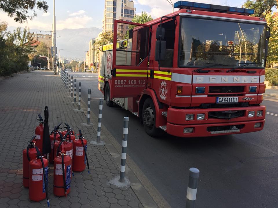 Пожарна охрана на състезание - 