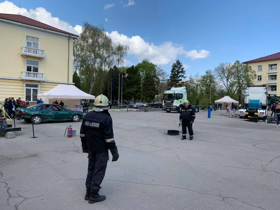 Пожарна охрана на състезание - 