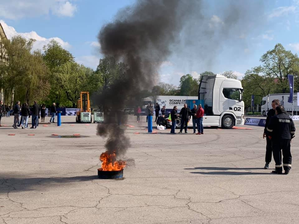 Пожарна охрана на състезание - 