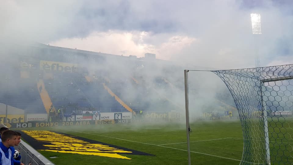 Пожарна охрана на футболен мач - Левски - Черно море - 12.05.2019 г.