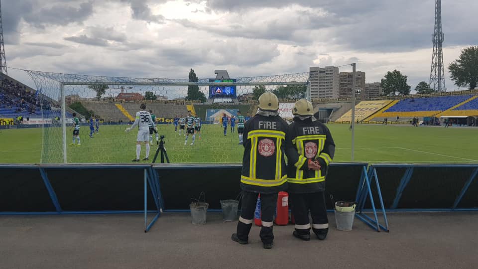 Пожарна охрана на футболен мач - Левски - Черно море - 12.05.2019 г.