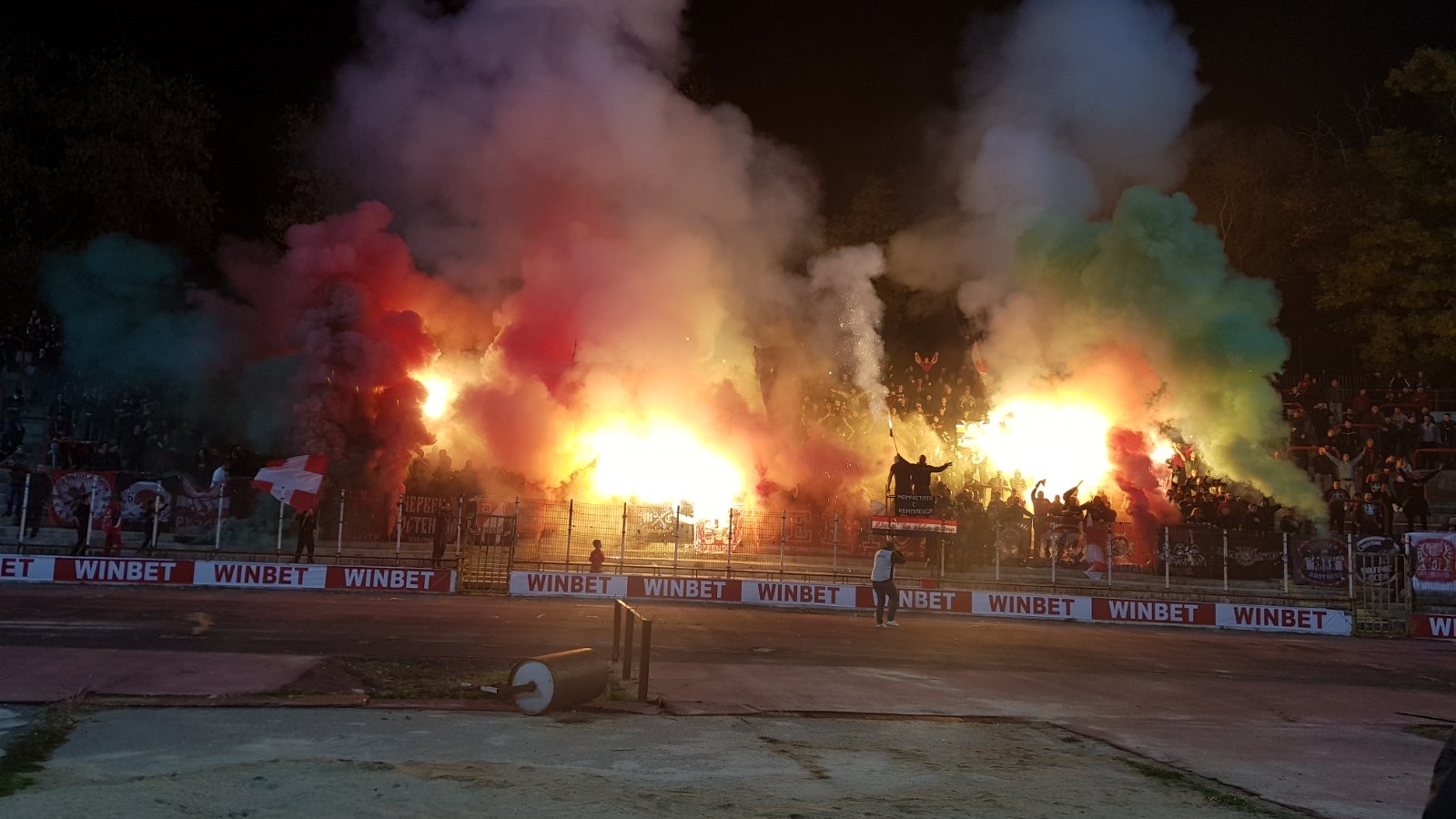 Пожарна охрана на футболен мач - ЦСКА - Славия - 09.11.2019 г.