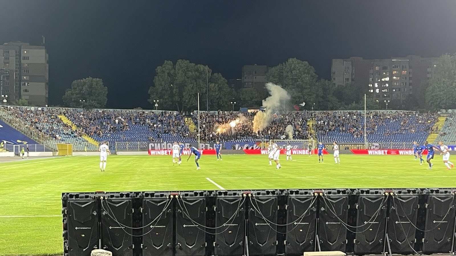 Пожарна охрана на футболен мач - Левски - Монтана - 20.07.2025 г.