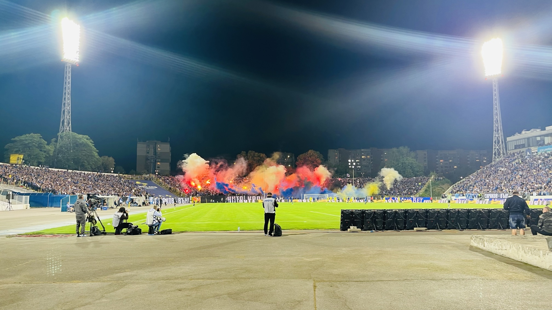 Пожарна охрана на футболен мач - Левски - Лудогорец - 19.09.2025 г.