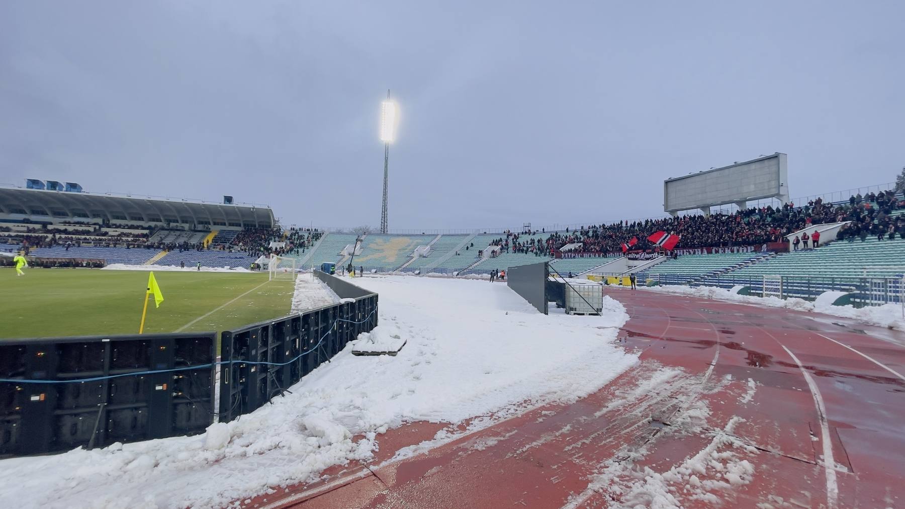 Пожарна охрана на футболен мач - ЦСКА - Славия - 21.02.2026 г.