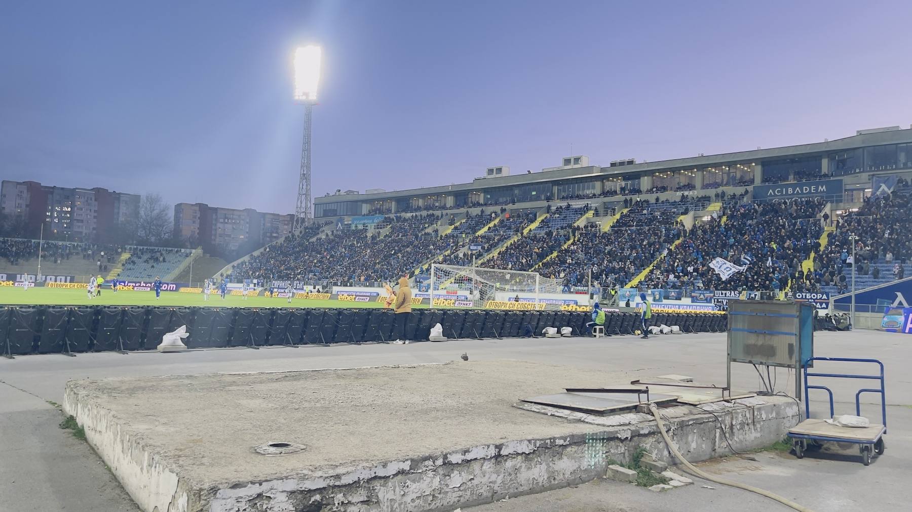 Пожарна охрана на футболен мач - Левски - Локомотив Пловдив - 09.03.2026 г.