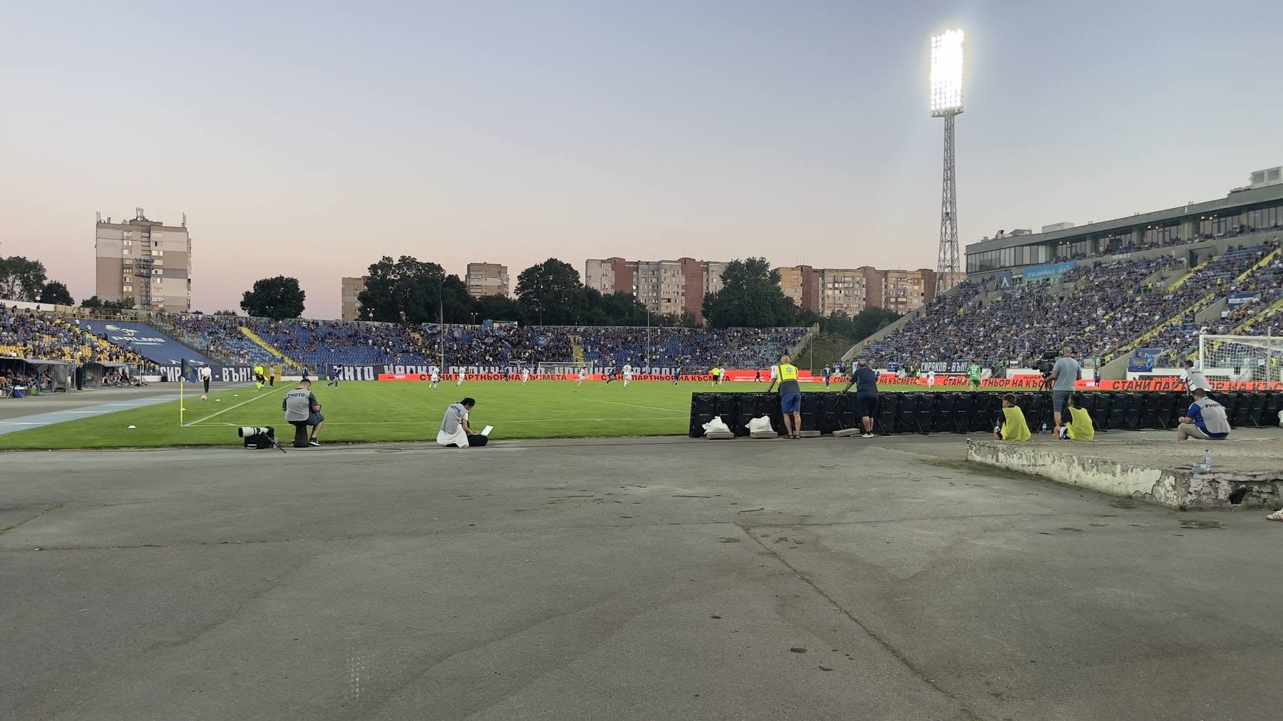 Пожарна охрана на футболен мач - Левски - Септември - 01.08.2026 г.