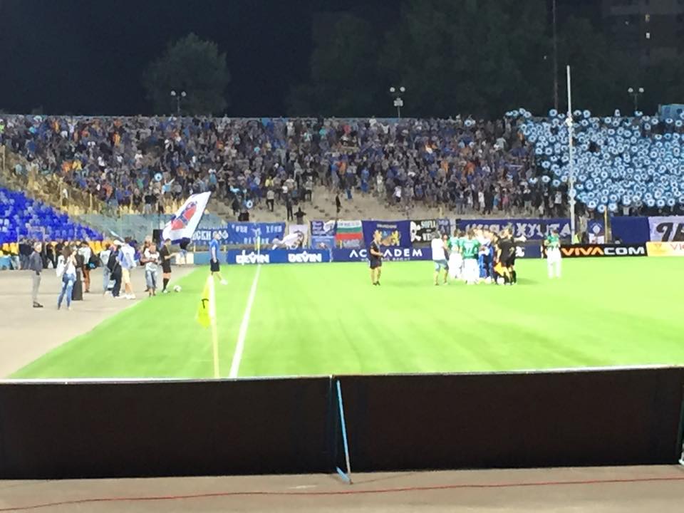 Пожарна охрана на футболен мач - Левски - Берое