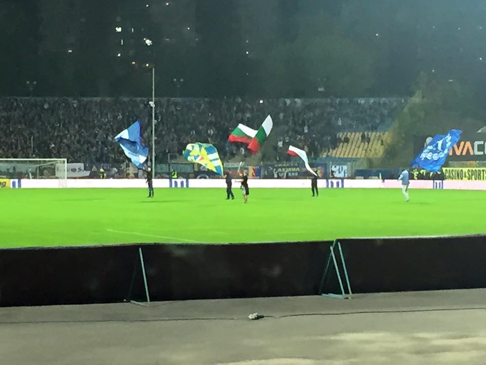 Пожарна охрана на футболен мач - Левски - Лудогорец