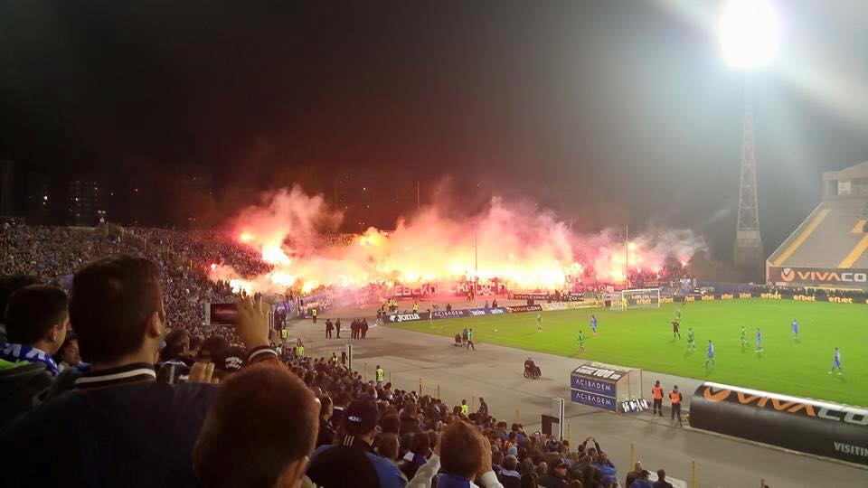 Пожарна охрана на футболен мач - Левски - Лудогорец