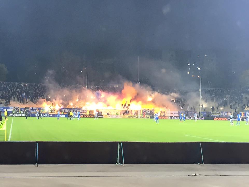 Пожарна охрана на футболен мач - Левски - Локомотив Пловдив