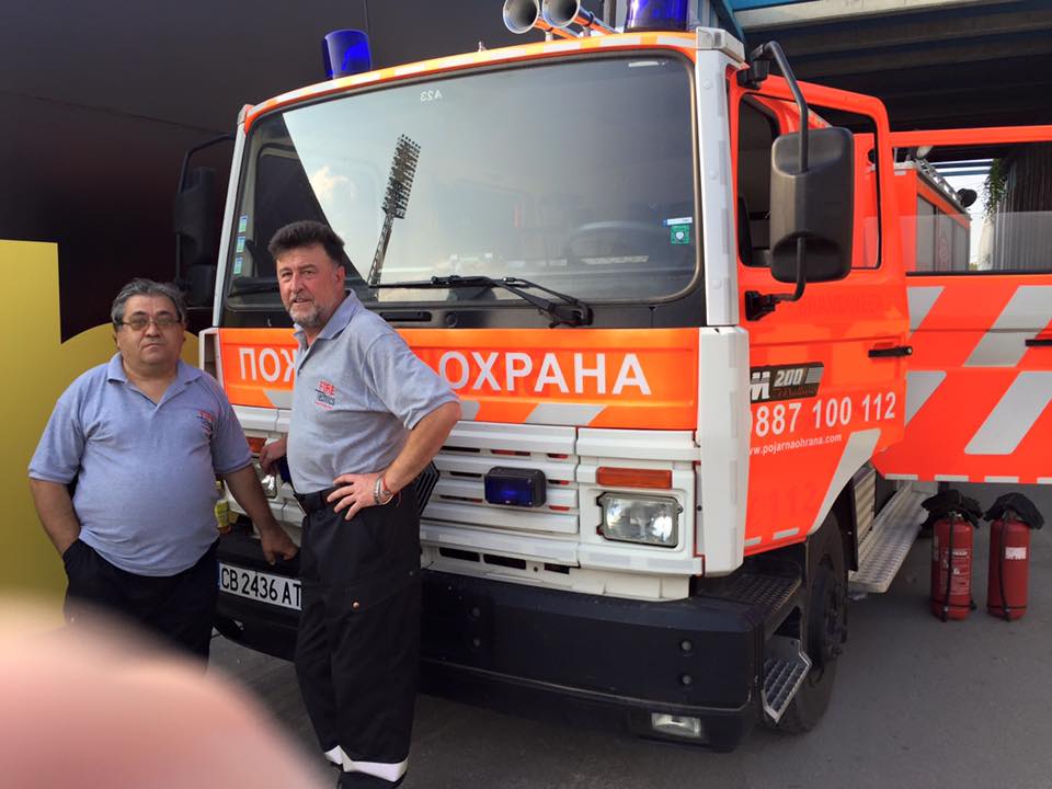 Пожарна охрана на футболен мач - Левски - Монтана-31.07.2016 г.