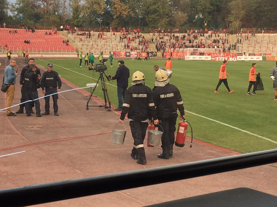 Пожарна Охрана на футболен мач ЦСКА - Берое - 26.09.2016 г.